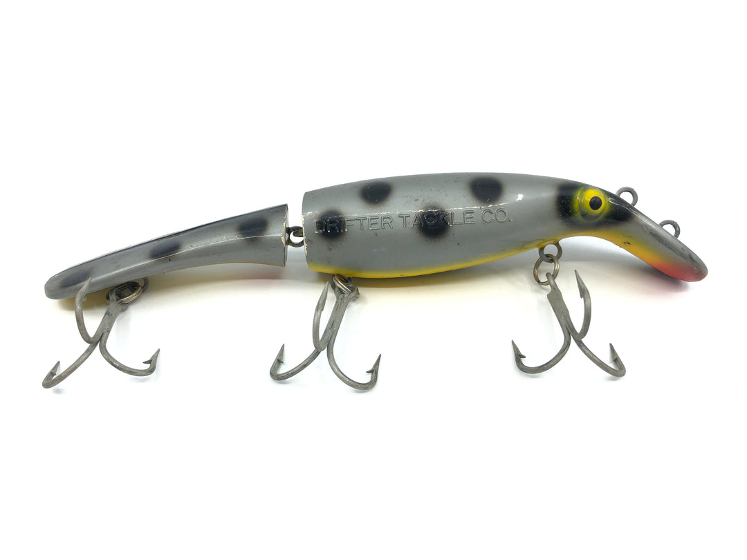 Drifter Tackle The Believer 8" Jointed Musky Lure Color 13 Silver Coachdog