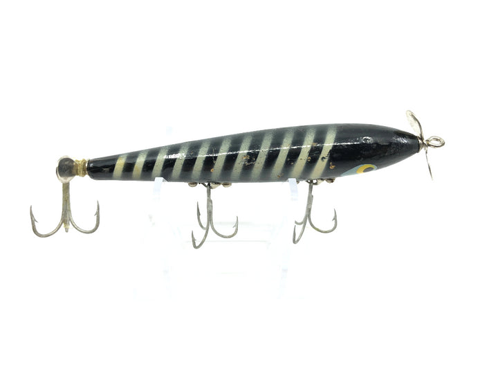 Smithwick Devils Horse Black with White Ribs Lure