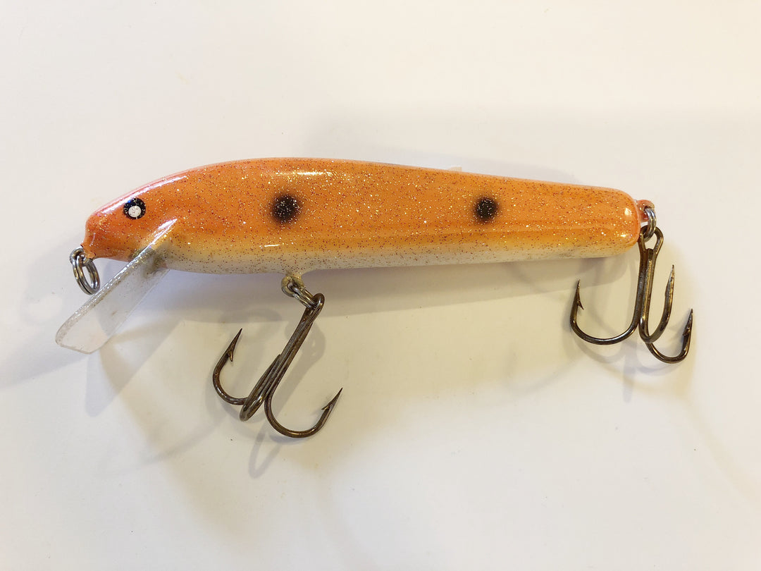 Orange Glitter Musky Lure