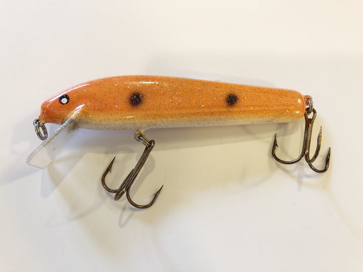 Orange Glitter Musky Lure