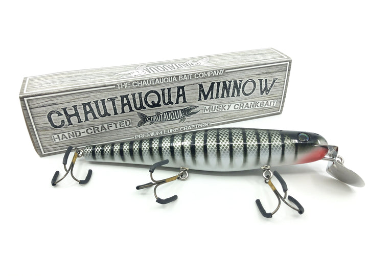 Chautauqua 8" Minnow Musky Lure Special Order Color "Black Scale"