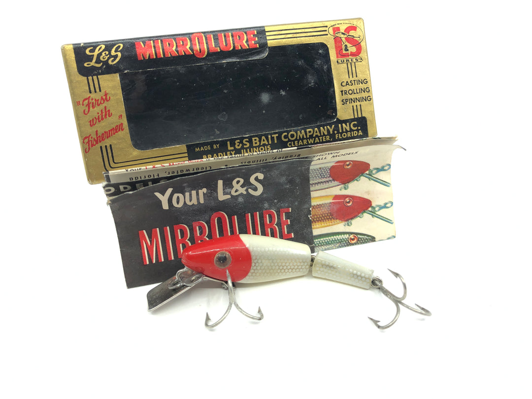 L & S Mirrolure Red Head White Scale OOM11 with Box