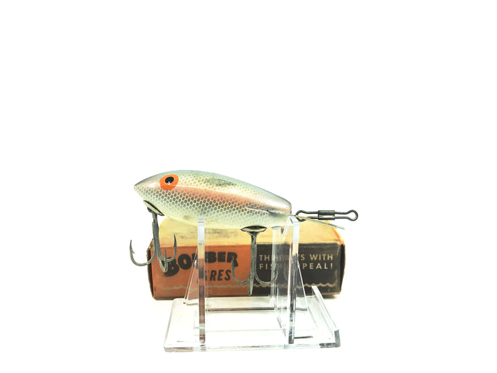 Wooden Bomber 400 Series 433 Silver Scale Black Stripe Color with Box