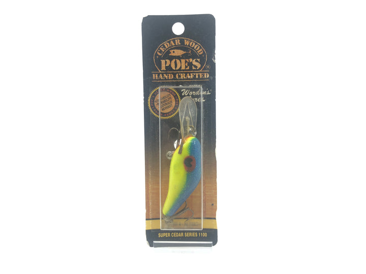 Poe's Super Cedar Seeries 1100 Yellow with Blue Back Color
