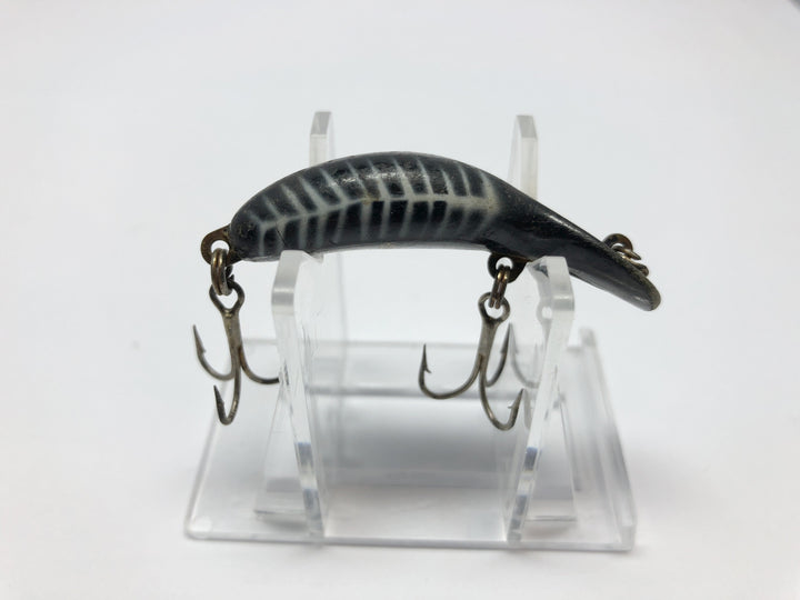 Heddon Tiny Tad Tadpolly in Black Shore Color