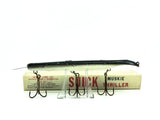 Vintage 9" Suick Muskie Thriller Black/White Color with Box