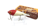 Vintage Wooden Bomber 404 Red Head White Body with Box