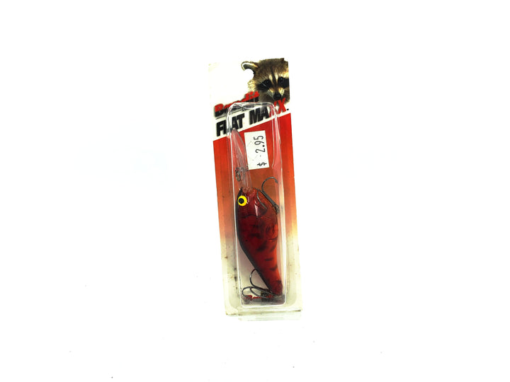 Bandit Flat Maxx Deep Series FMD1B24 Translucent Red Craw Color New on Card