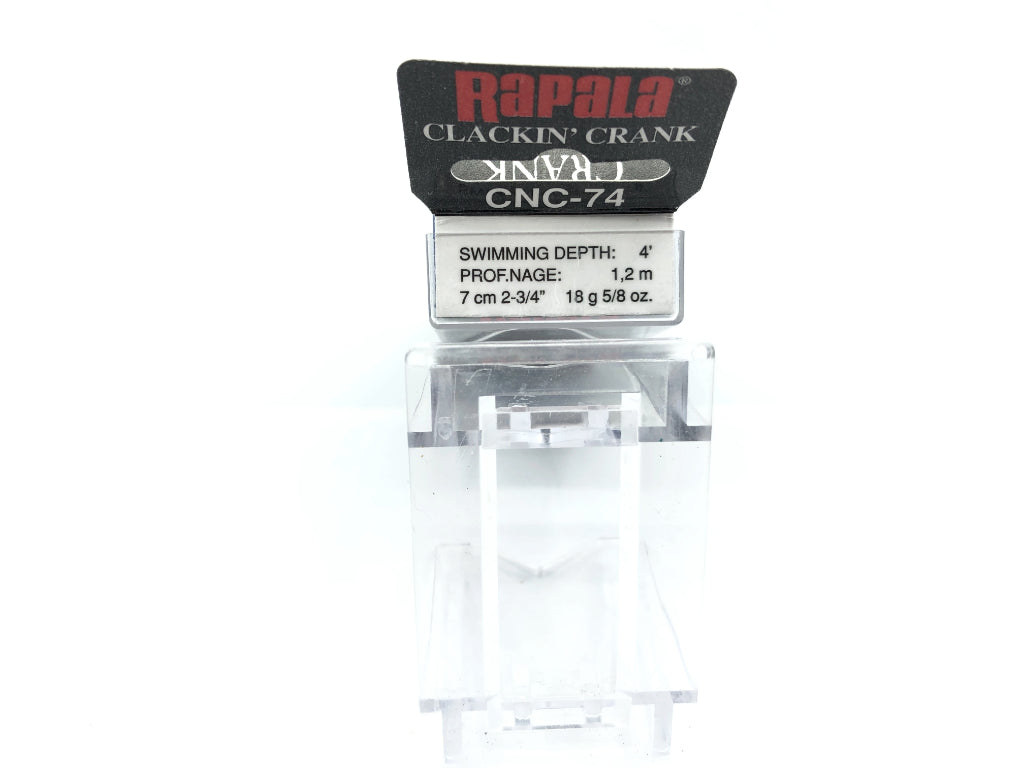 Rapala Clackin' Crank CNC-74 MBS Moss Back Shiner Color New in Box Old Stock