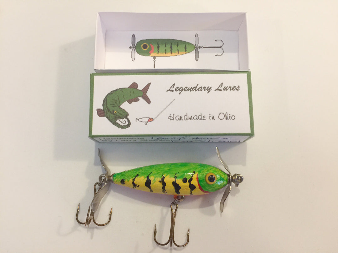 Legendary Lures Propjob in Dayglow Fire Tiger