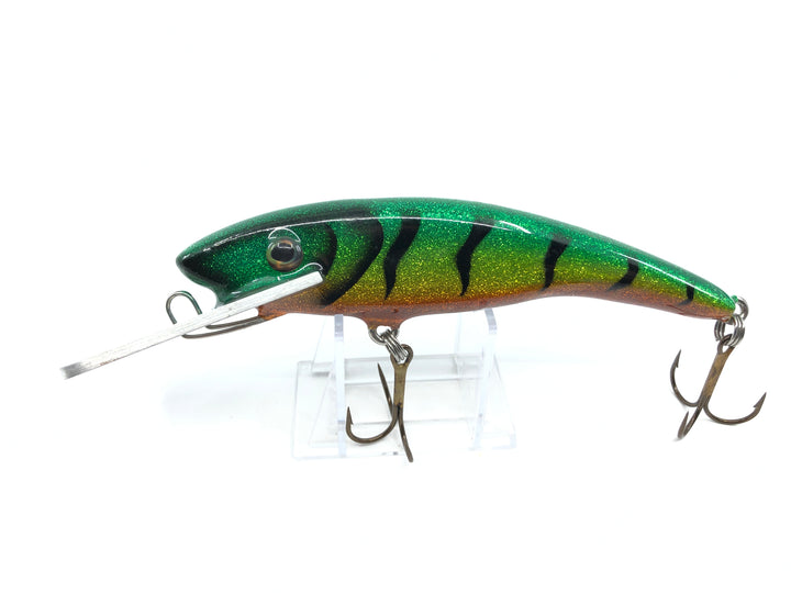 Andrews Musky Bait Glitter Orange Belly Perch Color Metal Lip