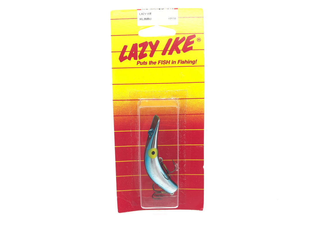 Lazy Ike New on Card Metallic Blue Color Size 2