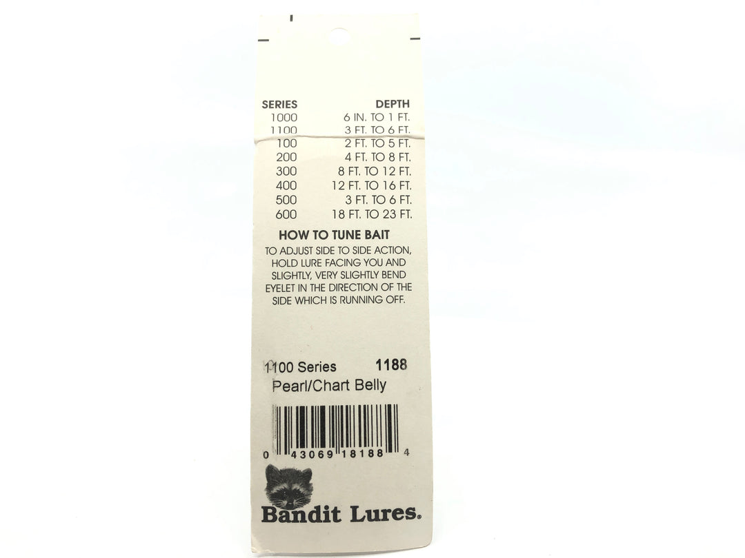 Bandit 1100 Series 1188 Pearl/Chart Belly Color New on Card
