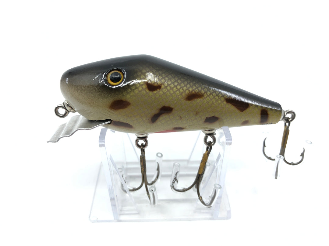 Chautauqua Special Order Wooden Chubby Sucker in Spotted Hogsucker Color