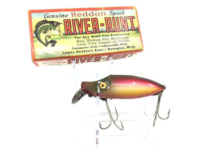 Heddon River Runt Spook Sinker 9110 RB Rainbow Color with Box