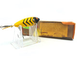 Bomber Bucktail Yellow with Black Ribs 
