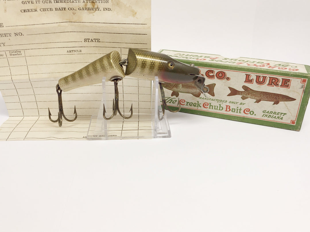 Creek Chub 2600 Jointed Pikie Minnow with Box and Papers