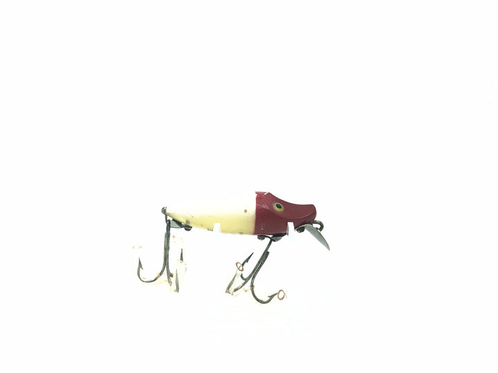 Heddon River Runt Spook Sinker 9110 RH Red Head White Body Color