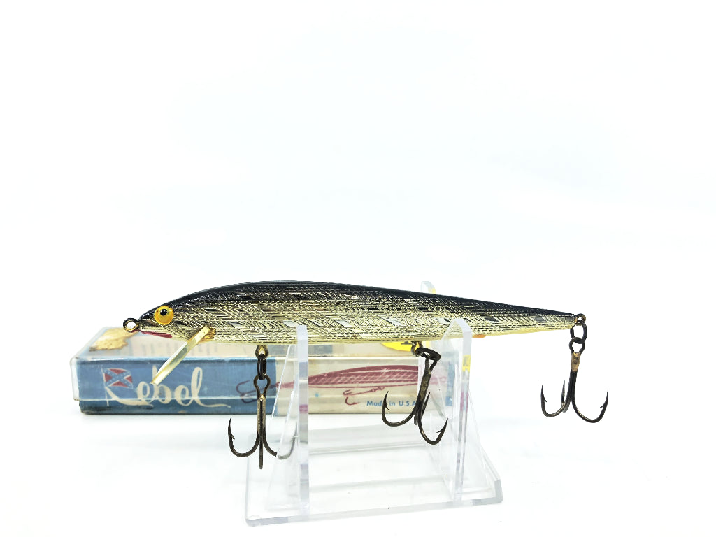 Vintage Rebel 4 1/2" Minnow with Flag Box