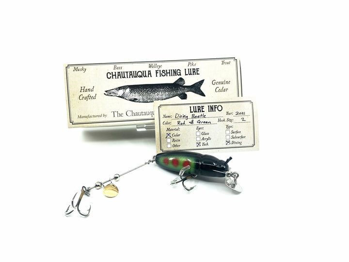 Chautauqua Custom Diving Beetle with Factory Lip Red & Green Color