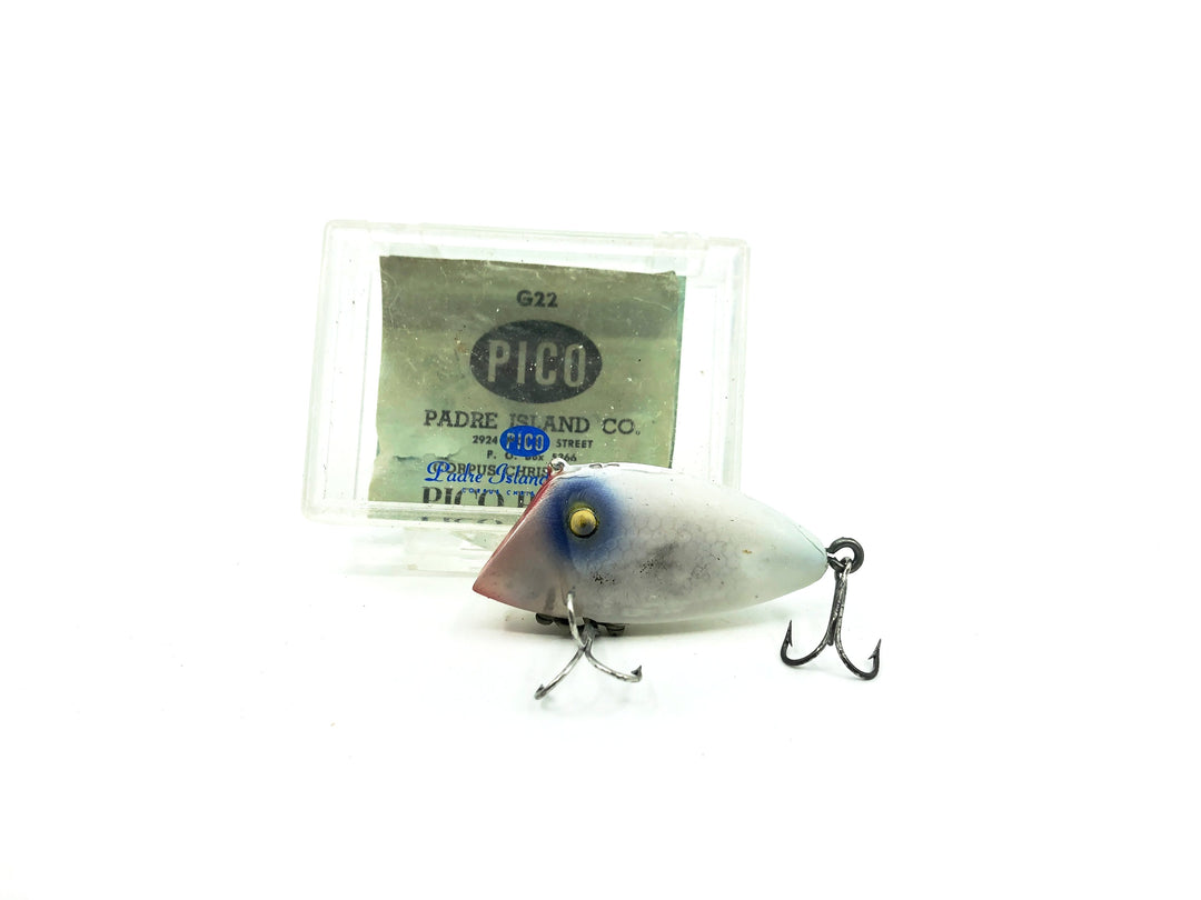 PICO Perch with Box and Insert, White/Blue Eyes Color