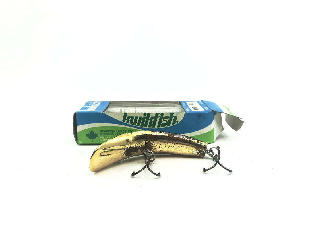 Pre Luhr-Jensen Kwikfish K10 GP Gold Plate Color New in Box Old Stock