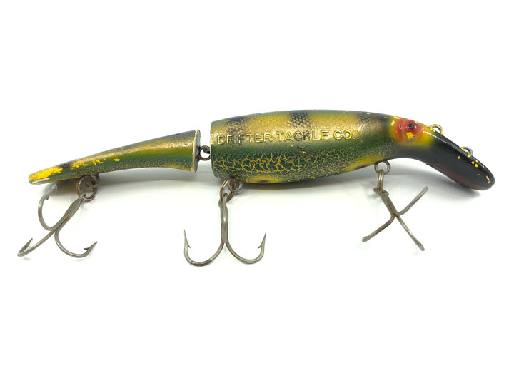 Drifter Tackle The Believer 8" Jointed Musky Lure Color 05 Perch with 04 Crackle Belly