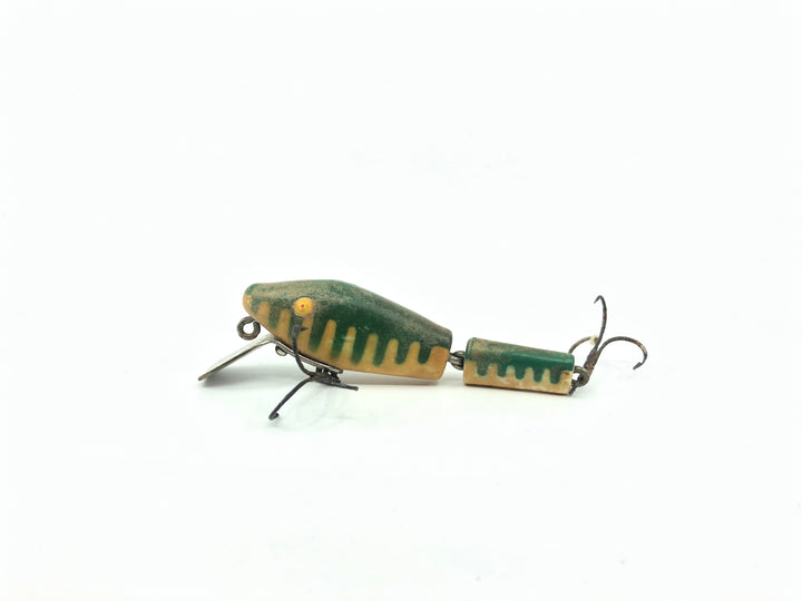 L & S Minnow Bass-Master Model 15, Green Ribs/White Rib Color, Opaque Eyes