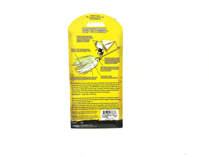 Booyah Bait Co. Counter Strike Buzz 1/4oz, Pixie Dust Color