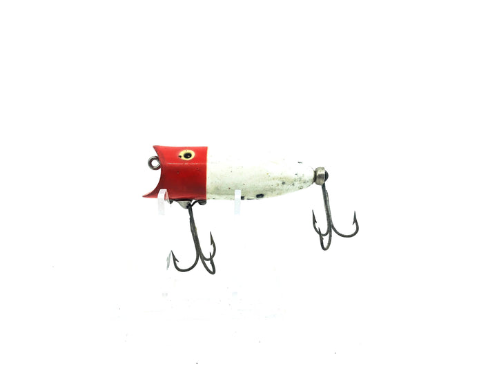 Heddon Baby Lucky 13 Red Head White Color