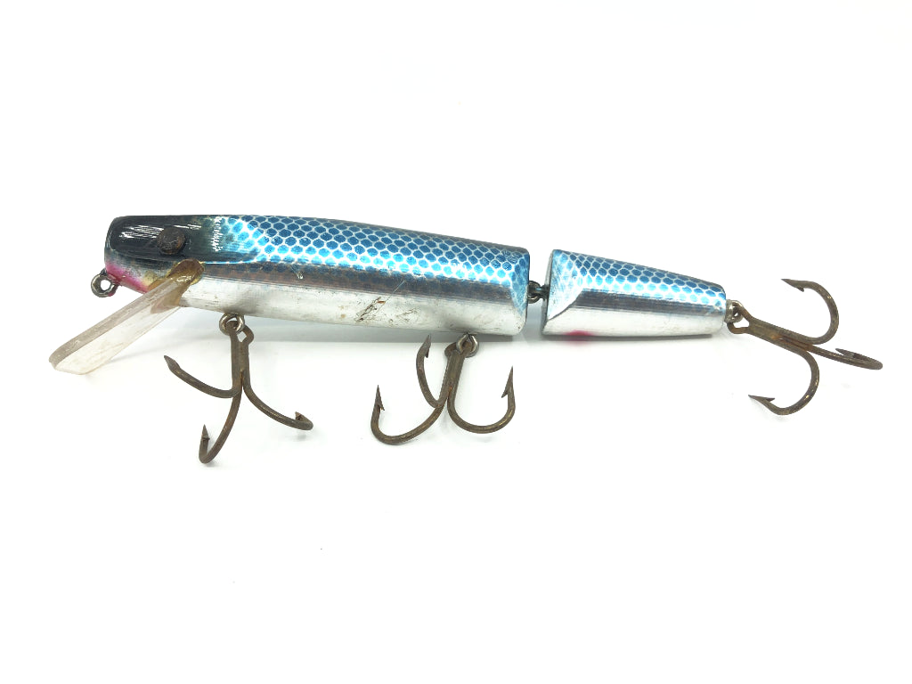 Wiley 6 1/2" Jointed Musky King Jr. in Blue Scale Silver Shiner Color