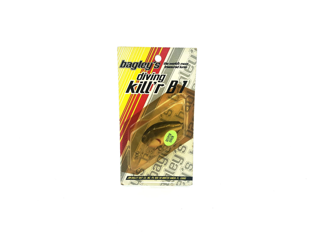 Bagley Diving Kill'r B1 DKB1-TS Tennessee Shad Color, New on Card, Florida Bait