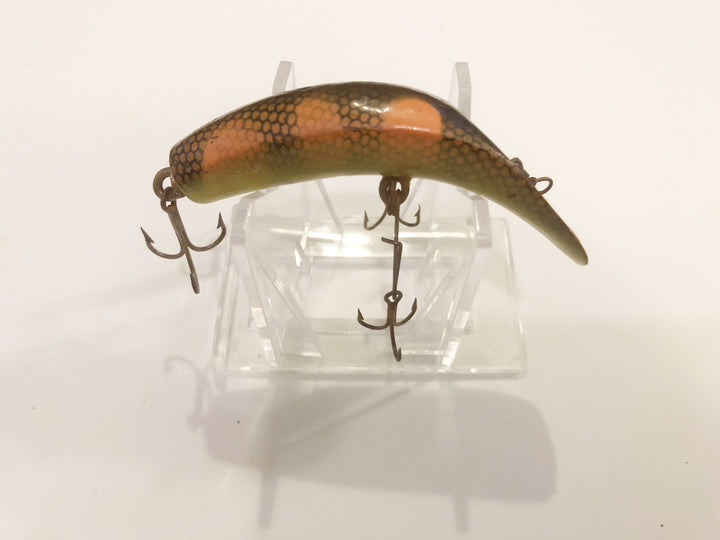 Helin Flatfish SPS Wooden Perch Color Lure Rare Flatfish
