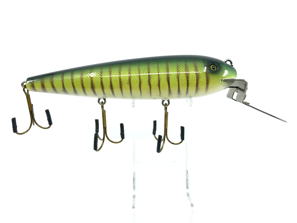 Chautauqua Custom Musky Wiggler Minnow in Yellow Perch Color