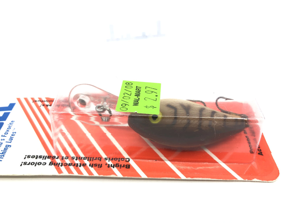 Rebel Deep Wee-R Old Brown Crawdad Color New on Card Old Stock