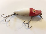 Heddon River Runt Spook Sinker Red Head White Body