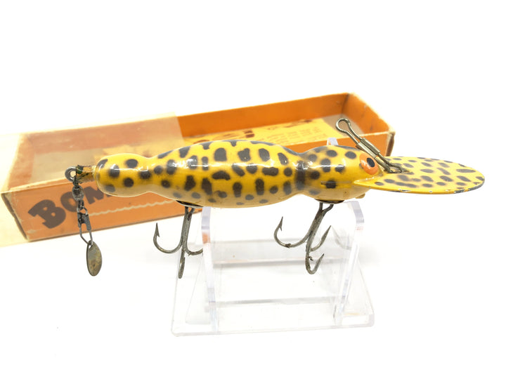 Vintage Wooden Bomber Water Dog with Box Yellow Coachdog Color