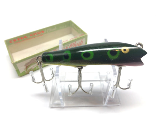 Creek Chub 8000 CB Concave Belly Wood Darter 8019 Frog Color New in Box
