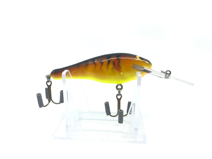 Unmarked Crankbait Orange and Yellow Tiger Color