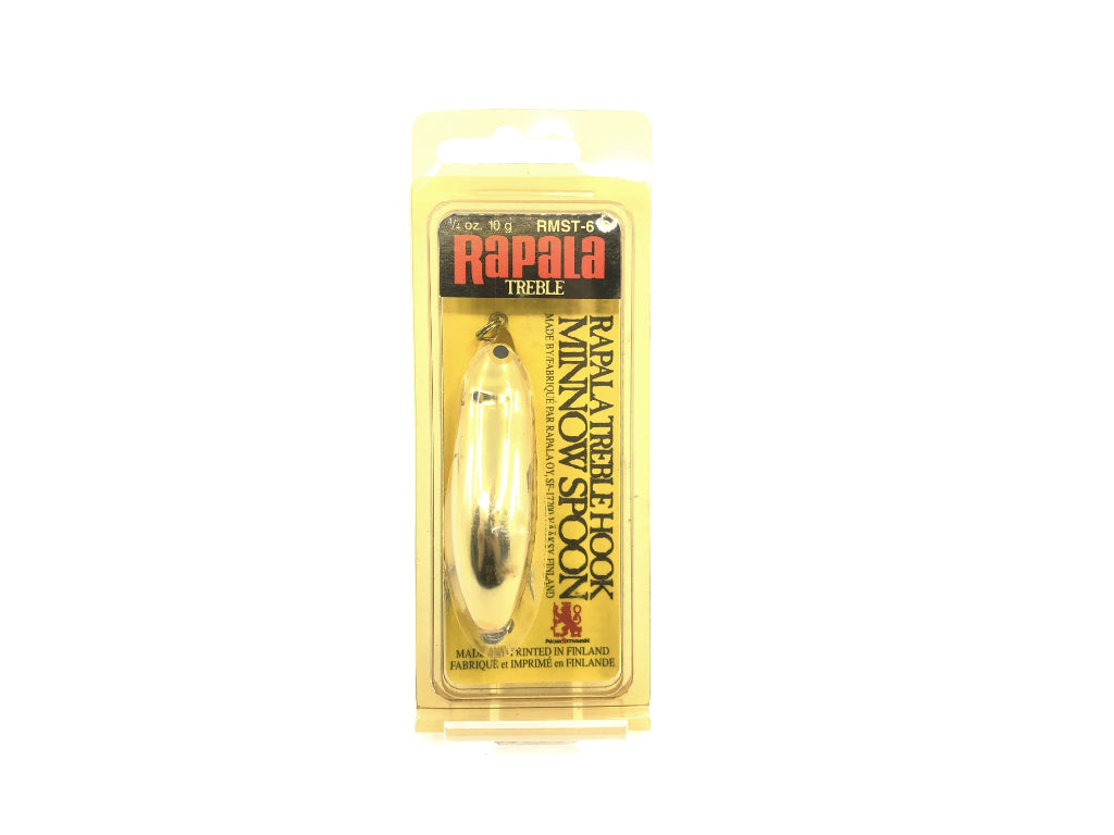 Rapala Minnow Spoon Treble RMST-6 G Gold