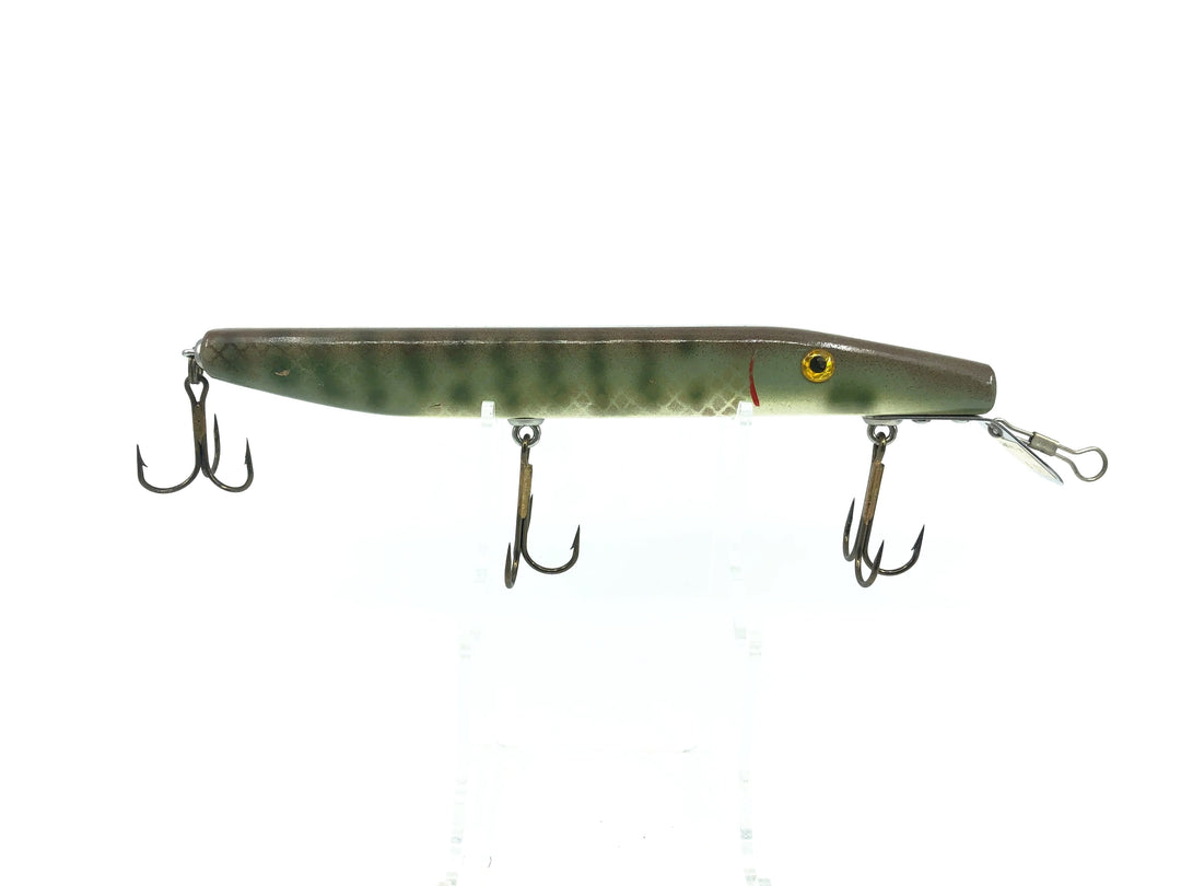 Alzbaits Straight Pikie Musky Lure, Musky Scale Finish Color