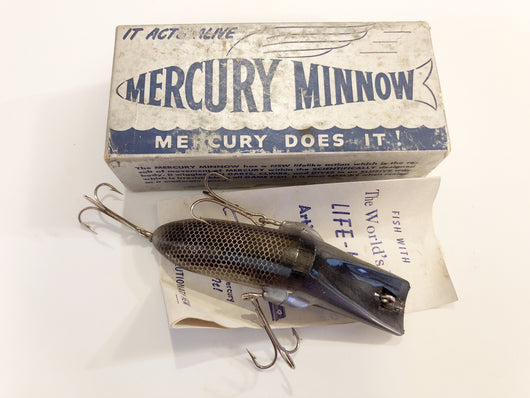 Mercury Minnow New in Box 10 Black Color