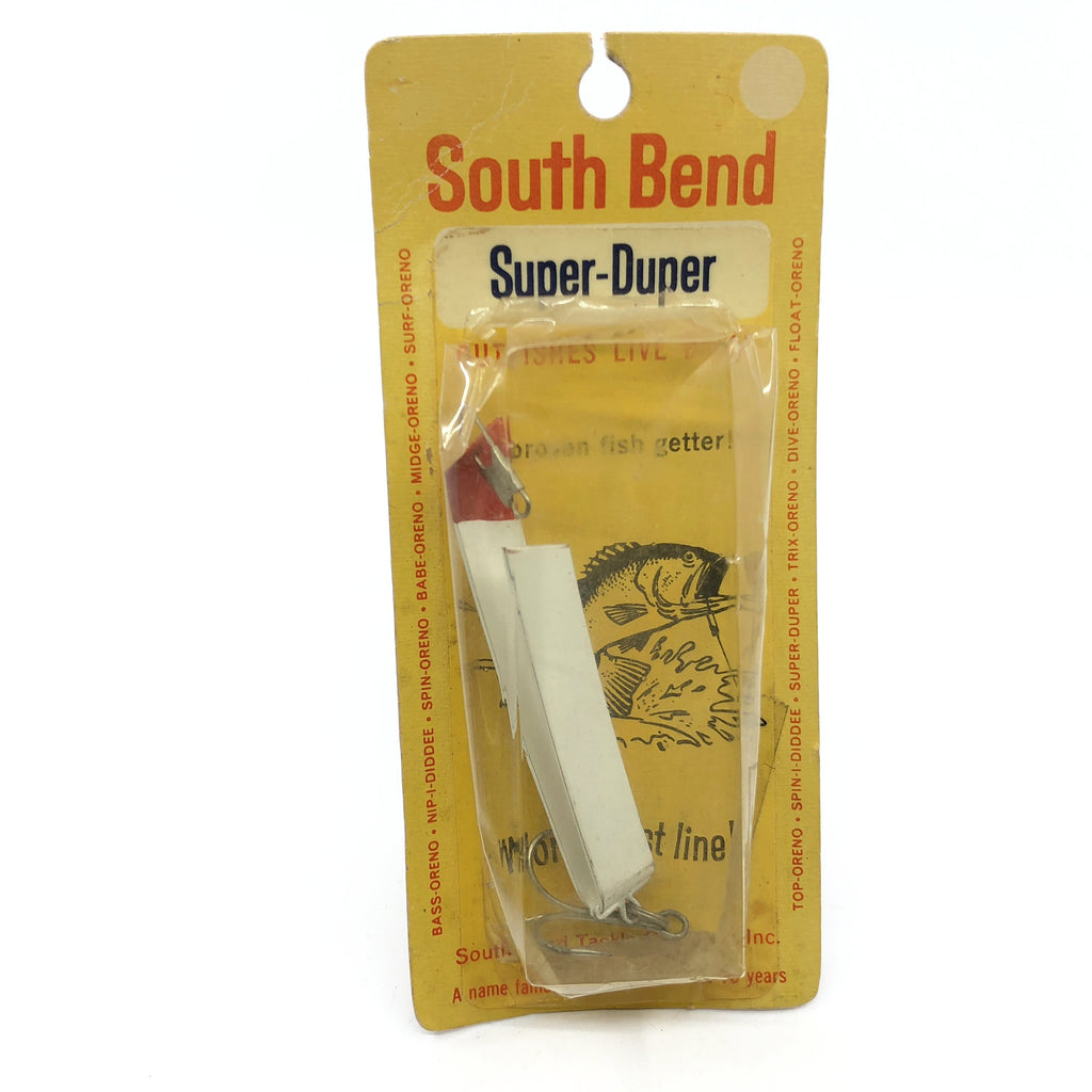 bass pro super duper lures Vintage South Bend Super Duper 516 5/8 oz New on Card – My Bait Shop, LLC