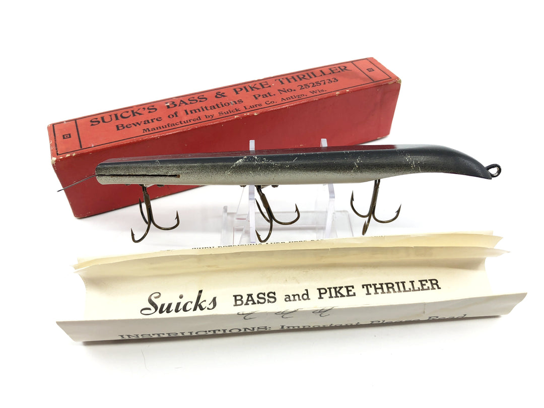 Vintage Suick Bass & Pike Thriller with Box and Paperwork