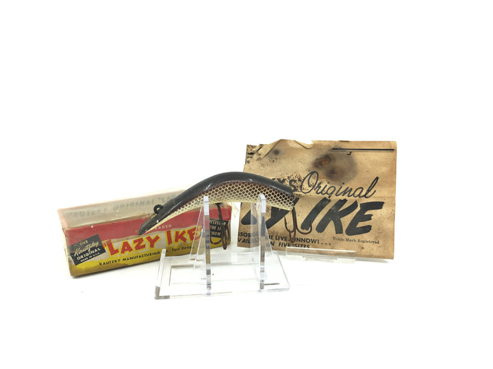 Kautzky Wooden Lazy Ike KL-38 BR Brown Scale Color with Box