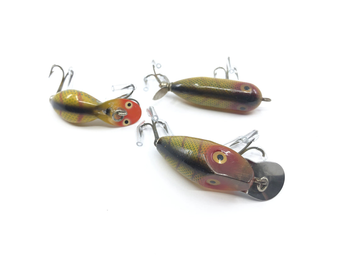 Lot of Three Heddon Spooks Perch Color