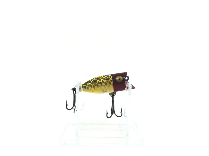 Heddon Tiny Lucky 13 JRH Frog Scale, Red Head Color