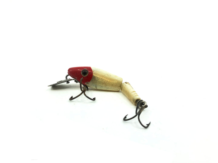 L & S OOM Mirrolure Sinker White/Red Head Color