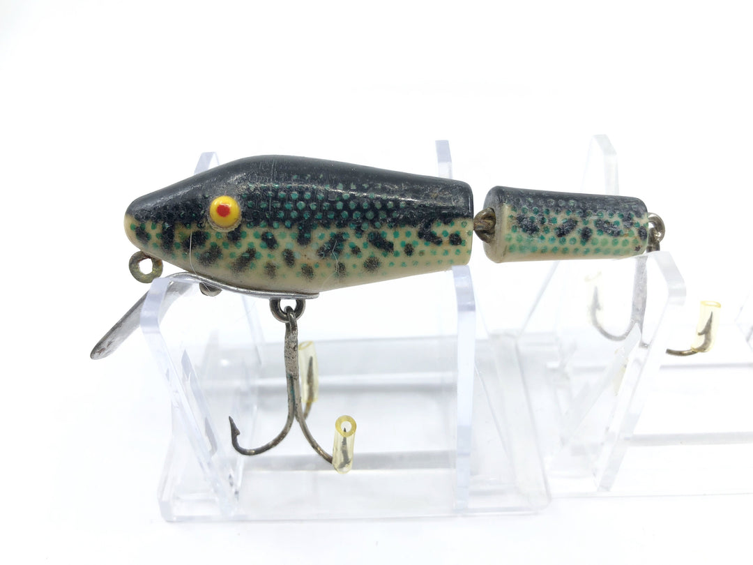 L & S Bass-Master 250 Green Black Speckles Color Opaque Eyes