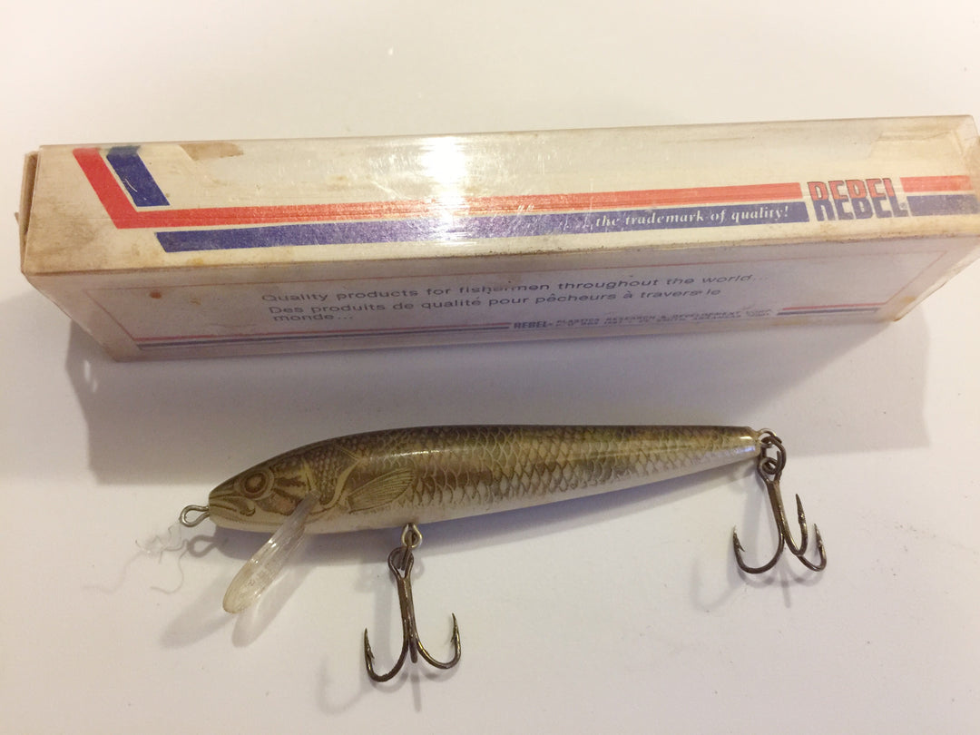 Rebel Naturalized Walleye Antique Lure